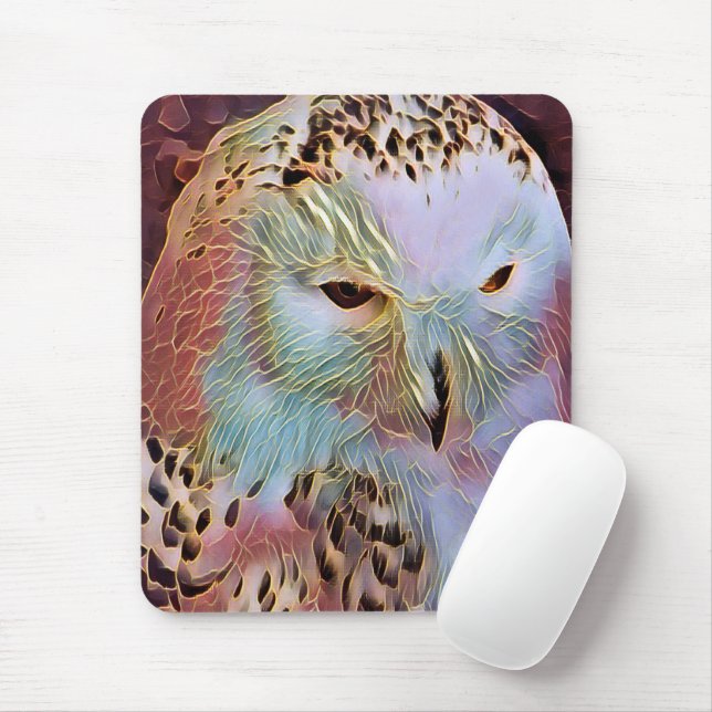 TAPIS DE SOURIS HIBOU (Avec souris)