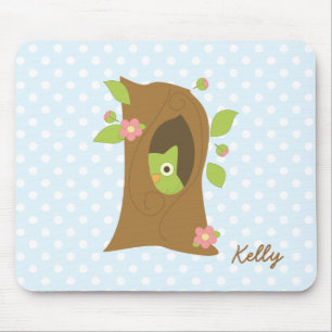 Tapis De Souris Hibou dans un arbre