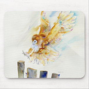 Tapis De Souris Hibou de grange