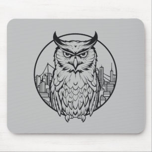 Tapis De Souris Hibou Oiseau Animal Freedom World Wildlife Wonder 