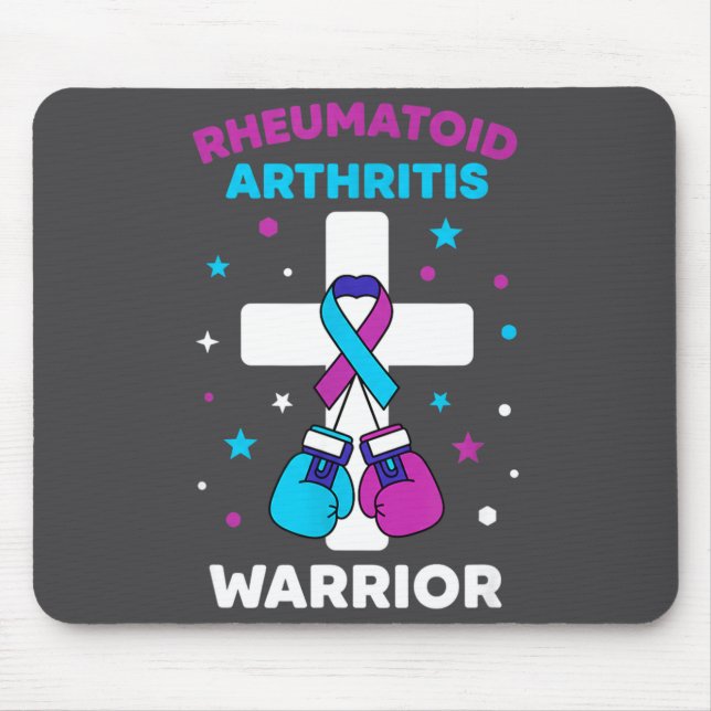 Tapis De Souris Hilarious Rheumatoid Warrior Arthritis Awareness (Devant)
