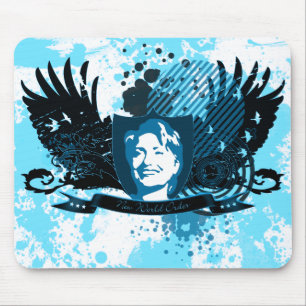 Tapis De Souris hillary clinton 08. nouvel ordre mondial.