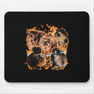Tapis De Souris Hinged Rock Hyrax Awawa Animal Humour Rétro Hommes