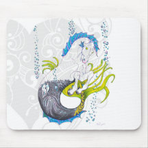 Hippocampe (crâne) avec coeur gris