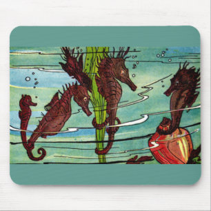 Tapis De Souris hippocampes