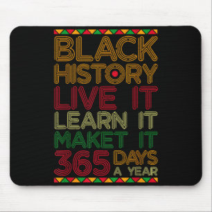 Tapis De Souris Histoire noire Vive Apprendre Faire 365 Jours Par