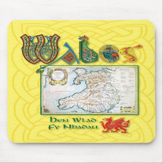 Tapis de souris historique de carte du Pays de