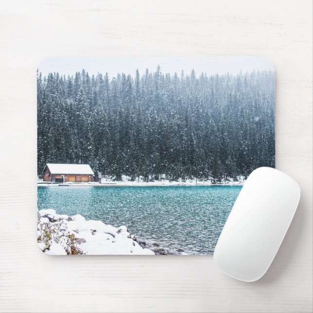 Tapis De Souris Hiver paisible (Lake Louise) (Avec souris)