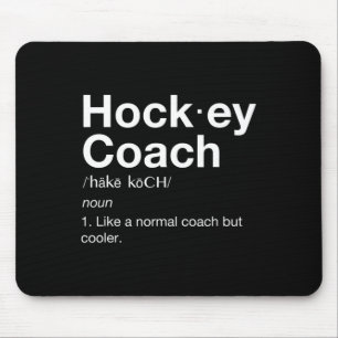 Tapis De Souris Hockey Coach Fun Sport Coach Définition