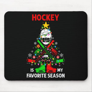 Tapis De Souris Hockey Est Ma Saison Préférée Sapin Équipement