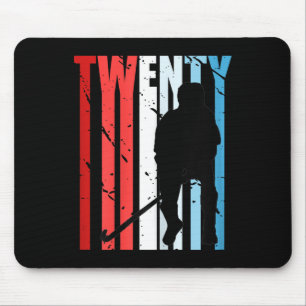 Tapis De Souris Hockey sur gazon féminin 48e anniversaire Joueuse 
