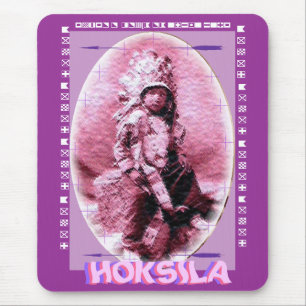 Tapis De Souris HOKSILA ~signifie 'garçon' en (Sioux) Lakhotah