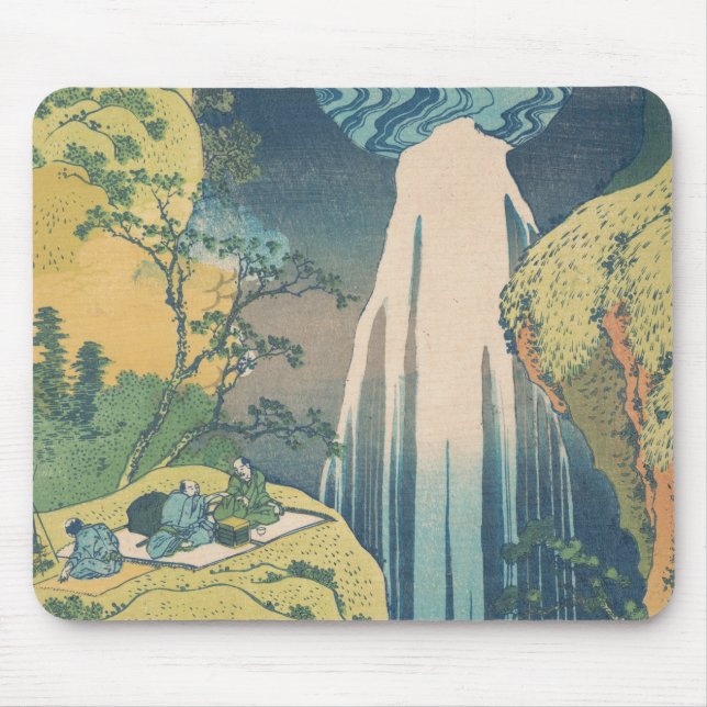 Tapis De Souris Hokusai Amida Cascade Japon (Devant)