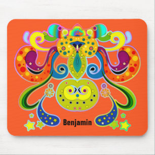 Tapis De Souris holiES - abstrait vache sainte heureuse + vos idée