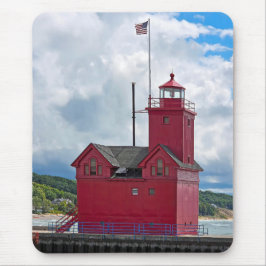 Tapis De Souris Holland Michigan Big Red Lighthouse