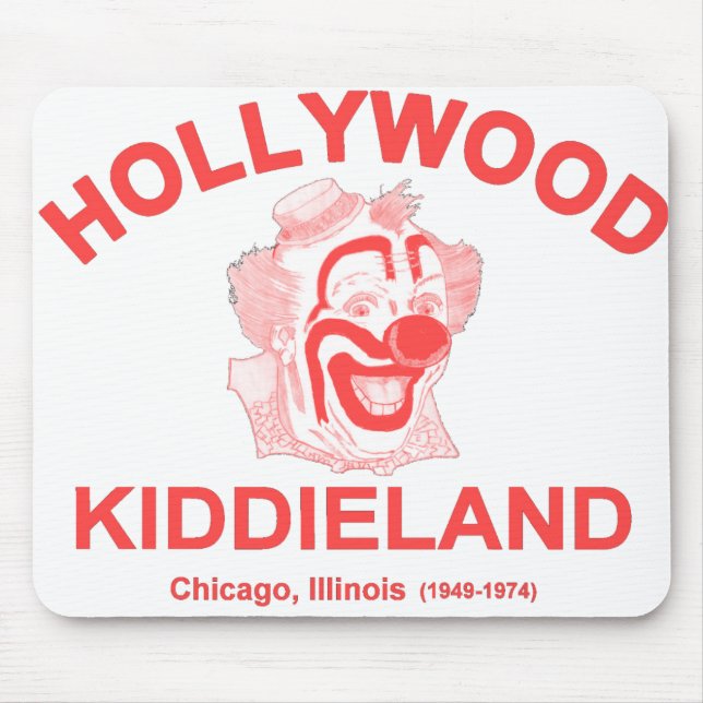 Tapis De Souris Hollywood Kiddieland, Chicago, IL. Parc d'attracti (Devant)
