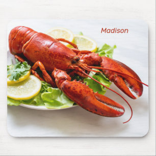 Tapis De Souris Homard de nom personnalisé