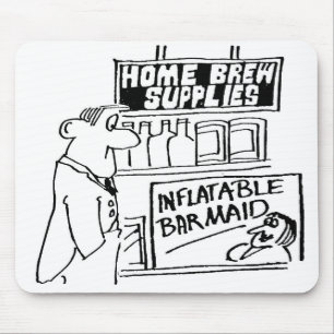 Tapis De Souris Home Brew Shop a gonflable Barmaid