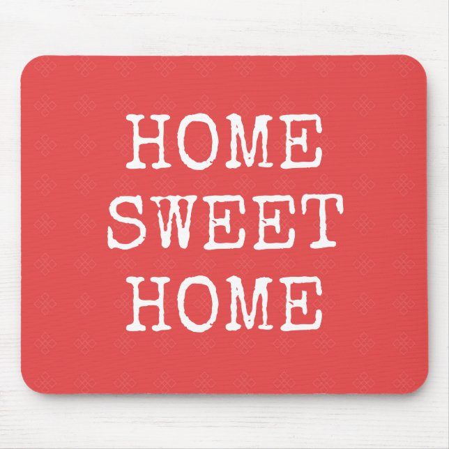 Tapis De Souris Home sweet home design minimal (Devant)