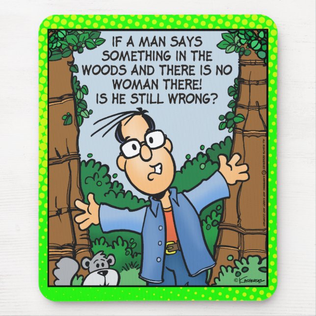 Tapis De Souris Homme à Woods (Devant)