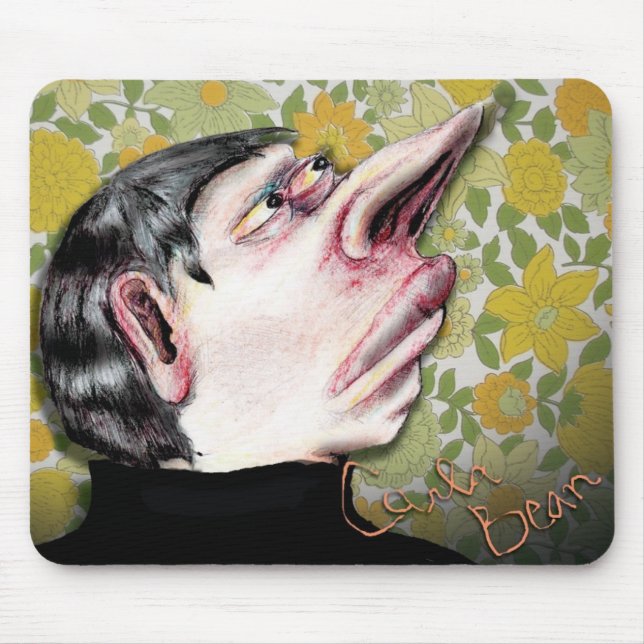 Tapis De Souris Homme d'haricot de Carla (Devant)