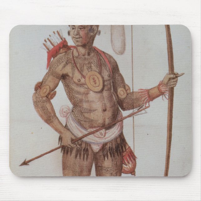 Tapis De Souris Homme indien de la Floride (Devant)