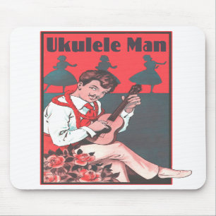 Tapis De Souris Homme Mousepad d'ukulélé