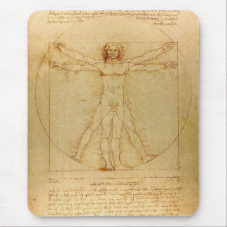 Tapis De Souris Homme vitruvien par Leonardo Da Vinci