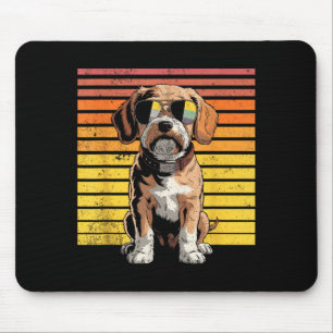 Tapis De Souris Hommes et femmes fiers de cavapoo cool vintage ama