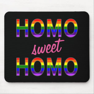 Tapis De Souris Homo doux homo gai drôle