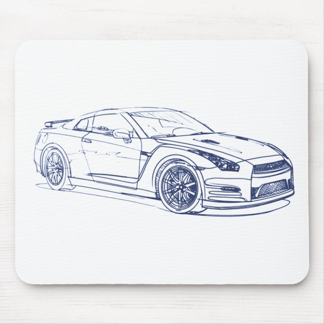 Tapis De Souris Horizon 2013 R35 GTR de NIS (Devant)