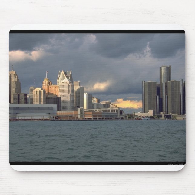 Tapis De Souris Horizon de Detroit (Devant)