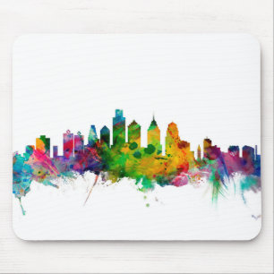Tapis De Souris Horizon de Philadelphie Pennsylvanie