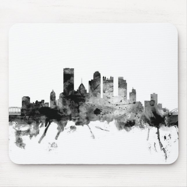 Tapis De Souris Horizon de Pittsburgh Pennsylvanie (Devant)