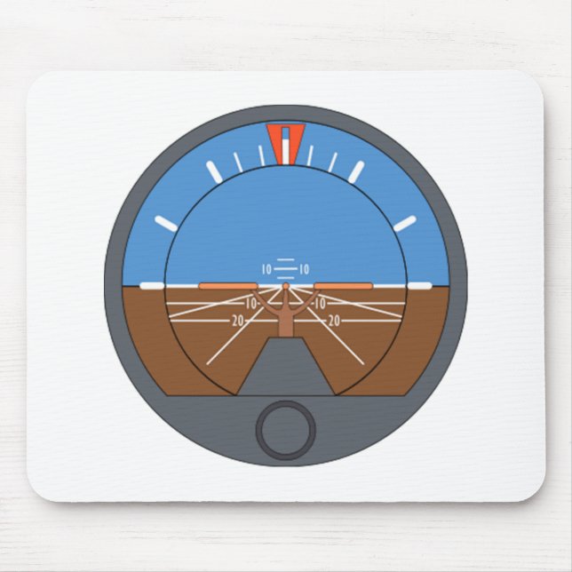 Tapis De Souris Horizon de vol d'avion (Devant)