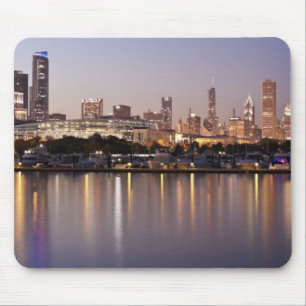 Tapis De Souris Horizon des Etats-Unis, l'Illinois, Chicago au
