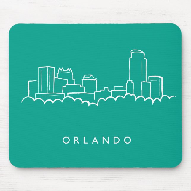 Tapis De Souris Horizon d'Orlando la Floride (Devant)