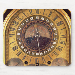 Tapis De Souris Horloge astronomique faite pour le dauphin grand