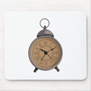 Tapis De Souris Horloge d'alarme Vintage