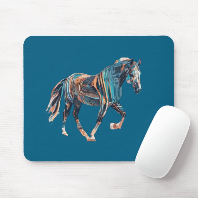 Tapis De Souris Horse Mousepad (Avec souris)
