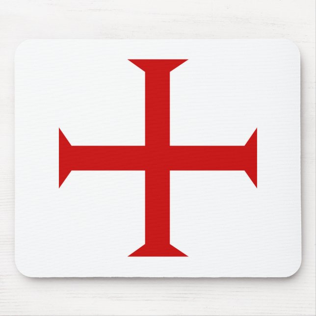 Tapis De Souris hospitall teutonic templar de Malte de Croix-Rouge (Devant)