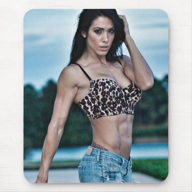 Tapis De Souris Hot Femme Fitness Girls (Devant)