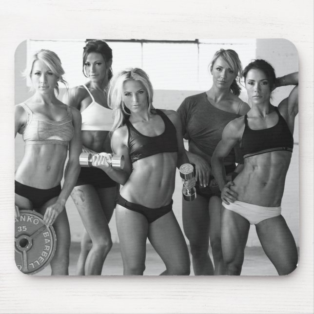 Tapis De Souris Hot Femme Fitness Girls (Devant)