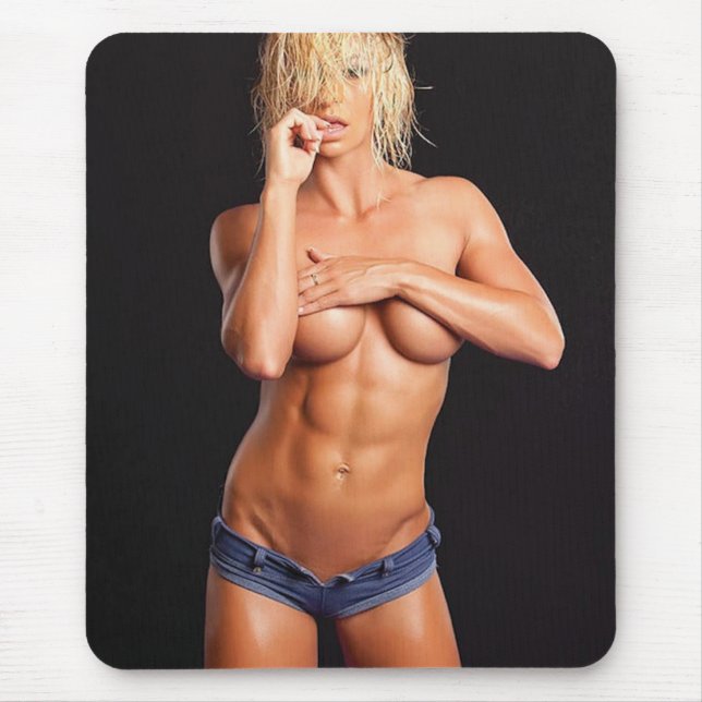 Tapis De Souris Hot Femme Fitness Girls (Devant)