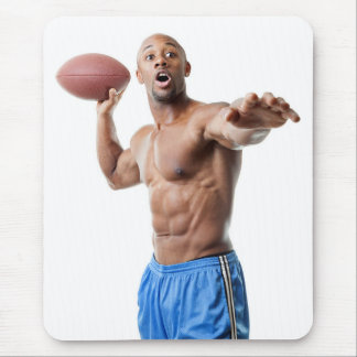 Tapis De Souris Hot Guy Sexy Shirless Musclé Football Stud