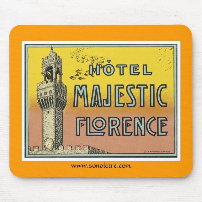 Tapis De Souris Hôtel Majestic Florence (Devant)