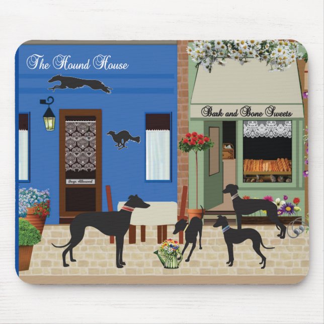 Tapis De Souris Hounds en ville (Devant)