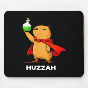 Tapis De Souris Hourra capybara alchimiste drôle de potion mème no