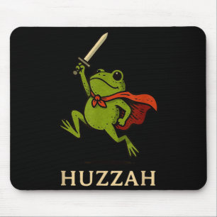 Tapis De Souris Hourra Chevalier Grenouille Citation de l'épée drô