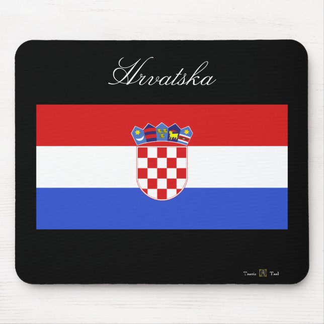 TAPIS DE SOURIS HRVATSKA (CROATIE) (Devant)